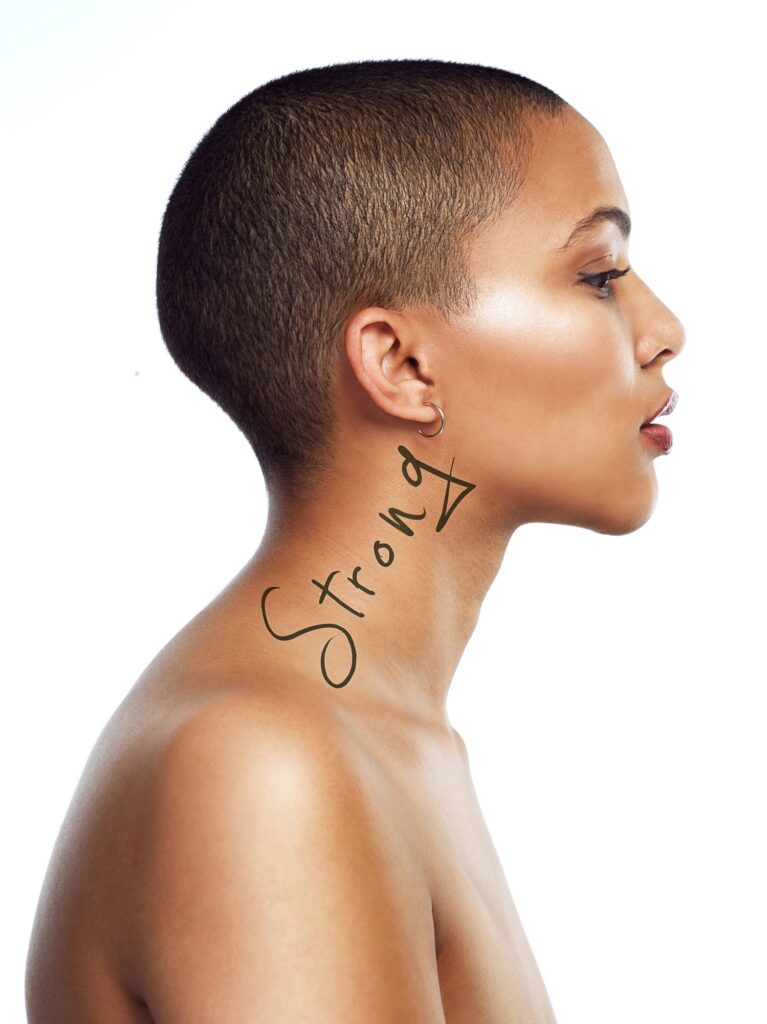 Having a shaved head goes hand-in-hand with being incredibly strong